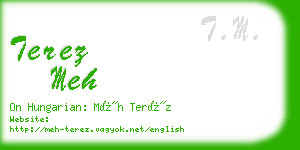 terez meh business card